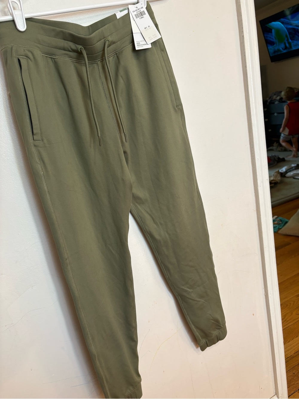 Gilly Hicks Olive Green Drawstring Joggers Loungewear XS new w tags